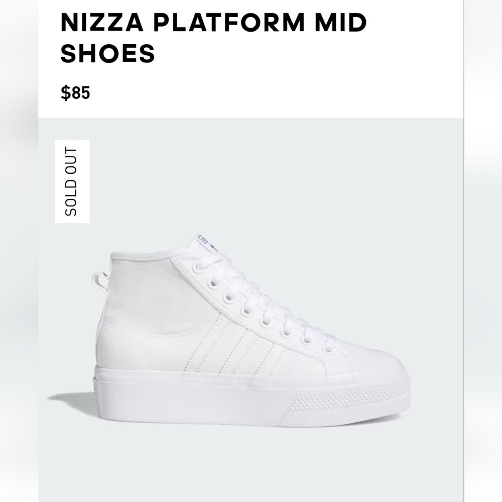 Adidas Nizza Platform Mid Shoes